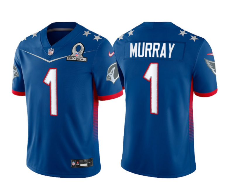 2022 Men Arizona Cardinals #1 Murray Nike blue Pro bowl Limited NFL Jersey 